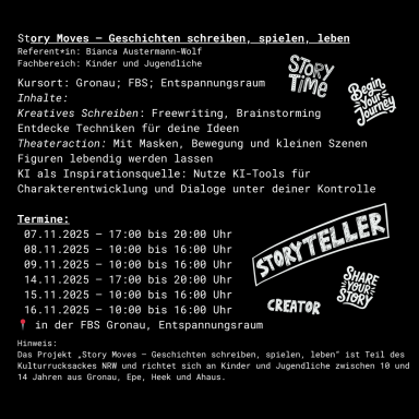 Kreatives Scghreiben & KI Storyteller